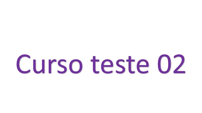 curso teste 2